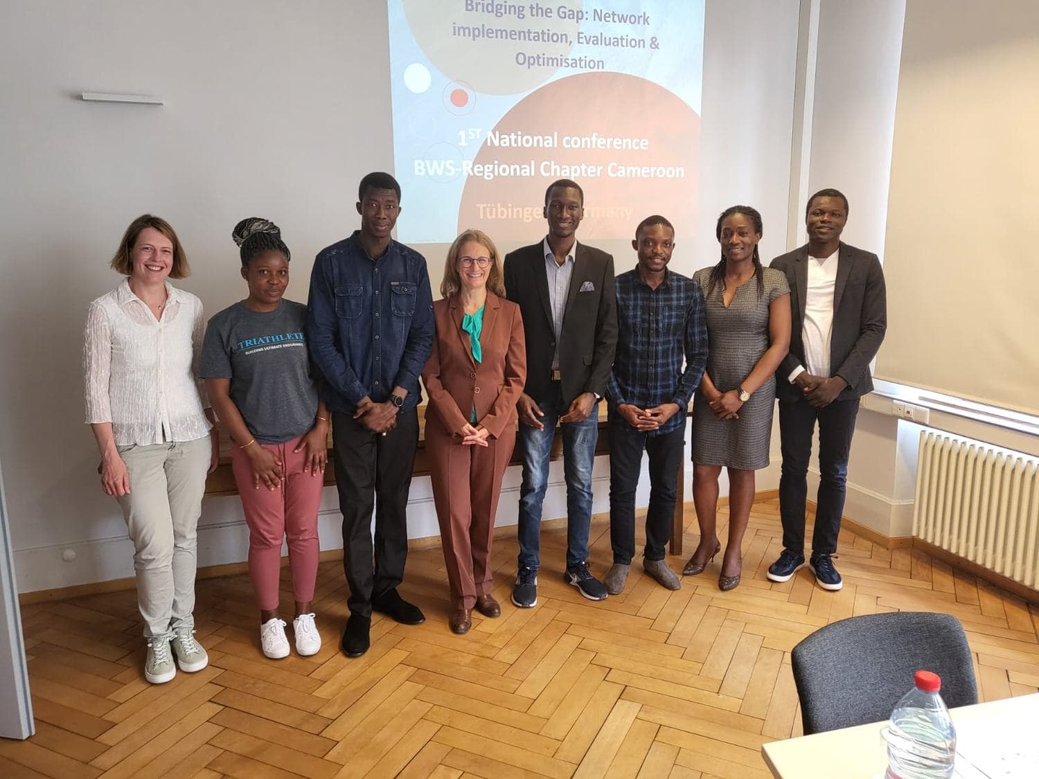 BWS RC Cameroon members at the 1st National Conference in Tübingen, Germany